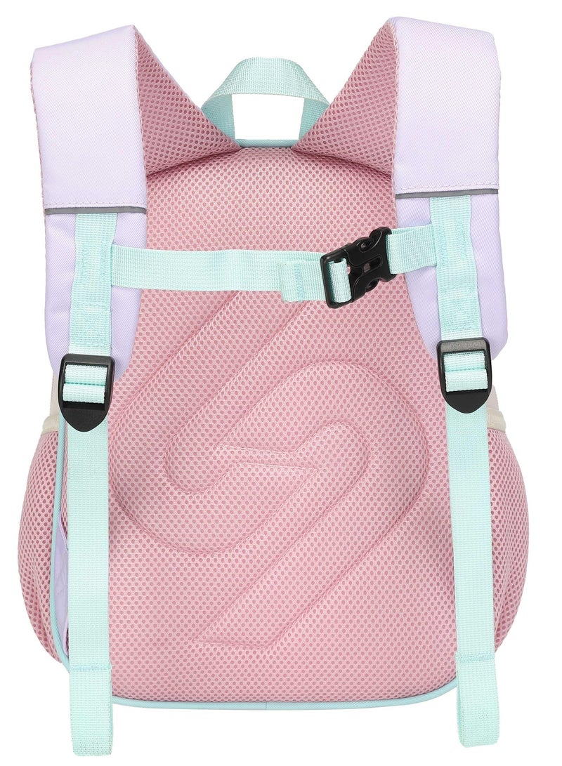 SUN EIGHT Children’s Backpack Water Resistant Light Weight Cute Puppy Cartoon Bag for Preschool Girls and Boys, SE22207, Purple - Image 4